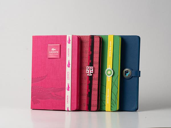 Moleskine notebook, 96 lined pages, color edge, elastic closure with printed logo