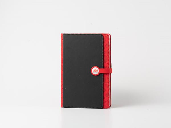 PU Leather Notebooks with Magnetic Buckle, 80 lined paes