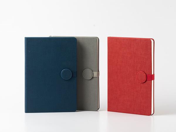 PU Leather Notebooks, magnetic buckle, 80 lined pages