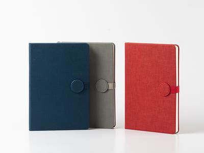 PU Leather Notebooks with Magnetic Buckle, 80 lined paes