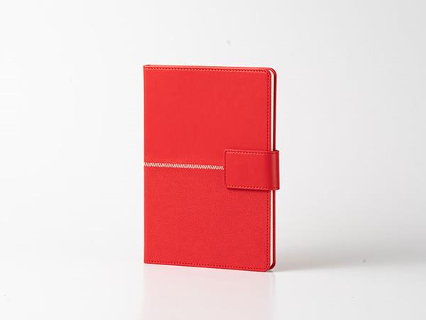 PU leather notebooks, magnetic buckle, 80 squared pages