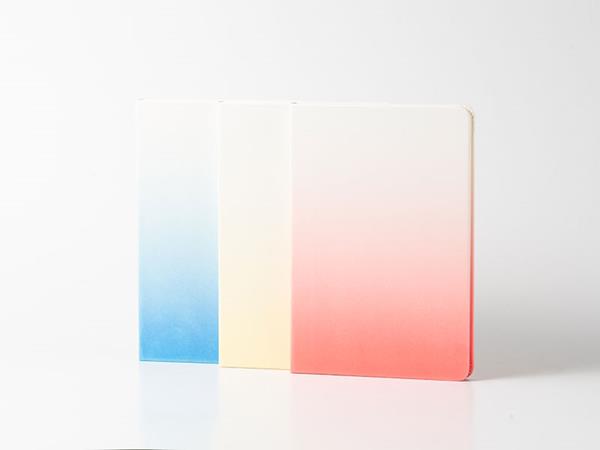 A5 Hardcover notebook, gradient color edge, digital printing