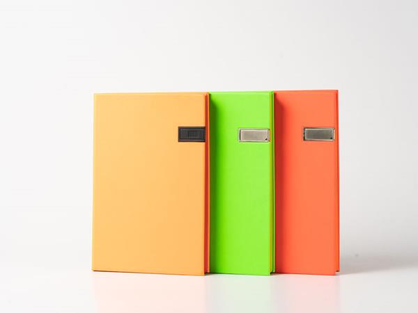 A5 leather hardcover notebook with 4G USB