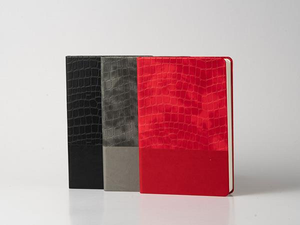 Patchwork leather notebooks, 80 lined pages