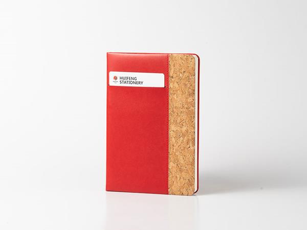 Patchwork leather notebooks, soft PU and thermo PU cover, 80 lined pages, card holder